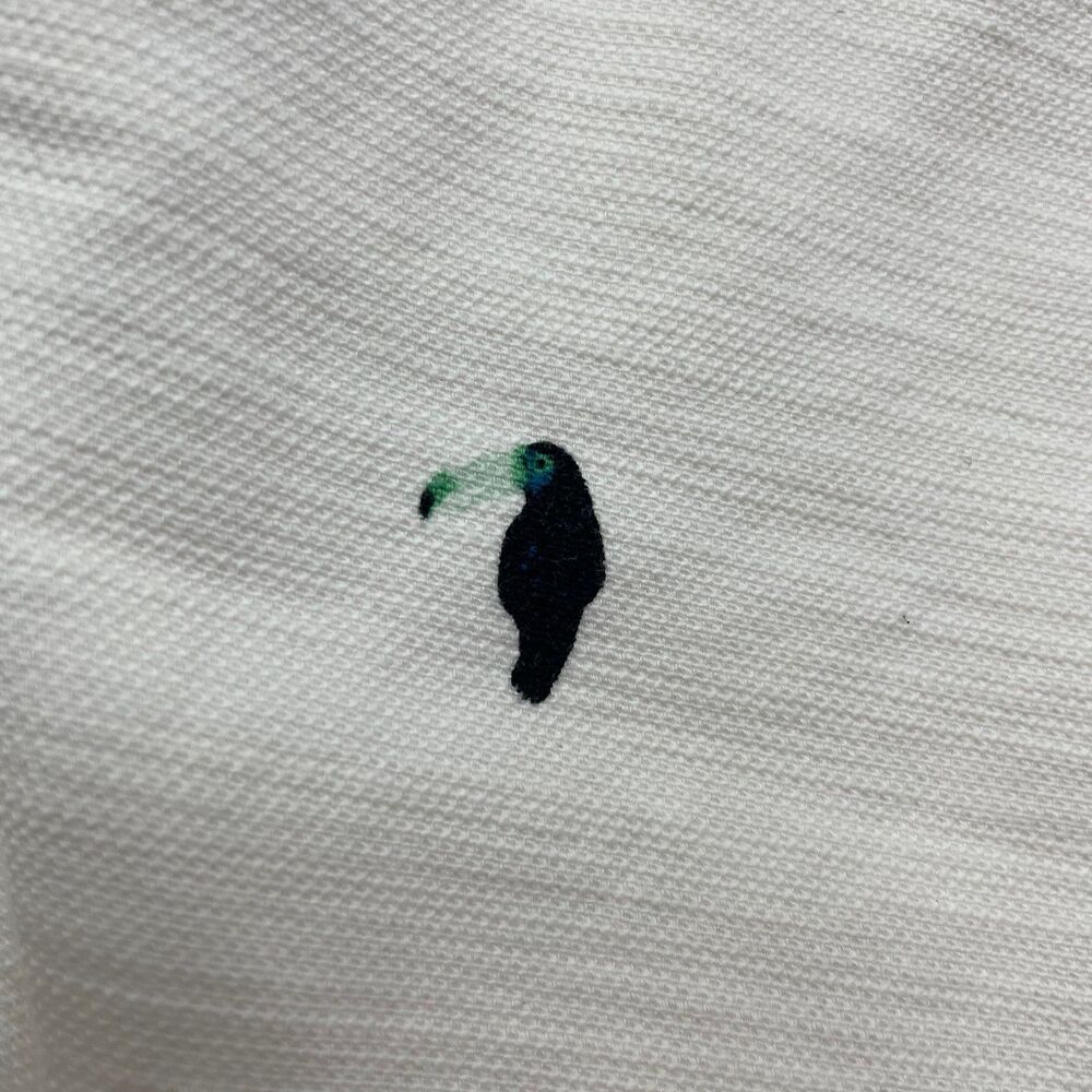 Loft Outlet White Shorts with Novelty Toucan Print Sz 6 - Picture 7 of 8